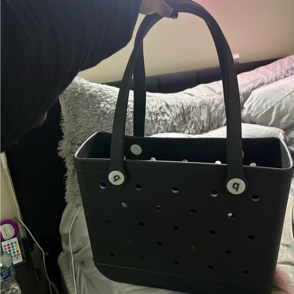 Stylish Black Tote Bag